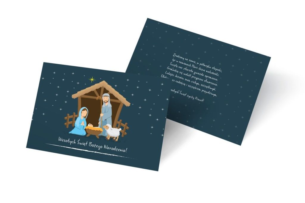 Kartka bożonarodzeniowa "Z nową nadzieją na święta" - Kartki bożonarodzeniowe - Prinvit
