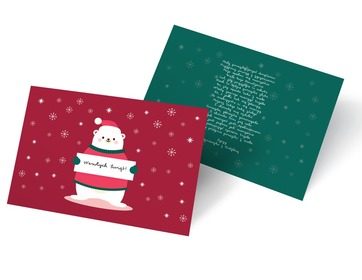 Radosne niech będą te święta!, Święta - Kartki pocztowe | Prinvit