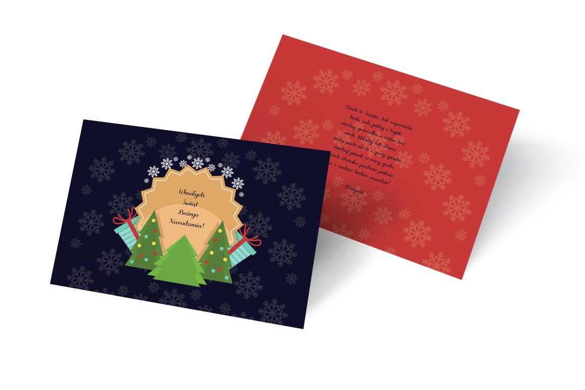 Świąteczna kartka idealna, Święta - Kartki pocztowe | Prinvit