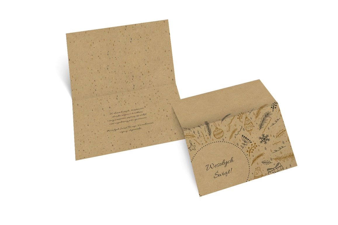 Świąteczny minimalizm w stylu eko, Święta - Kartki pocztowe | Prinvit