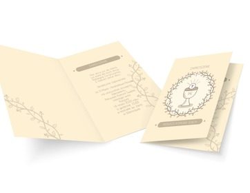 Nastrojowo i stylowo, Komunia - Zaproszenia | Prinvit