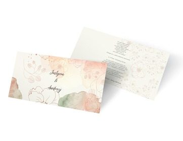 Artystyczne kwiaty, Ślub - Zaproszenia | Prinvit