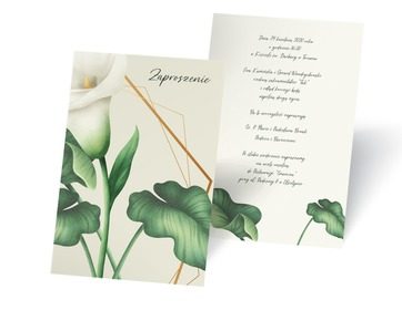 Kwiat miłości, Ślub - Zaproszenia | Prinvit