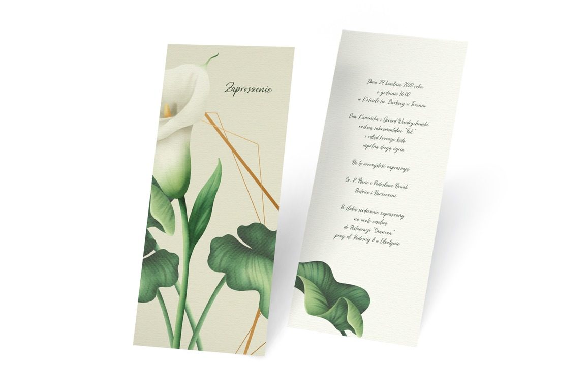 Kwiat miłości, Ślub - Zaproszenia | Prinvit