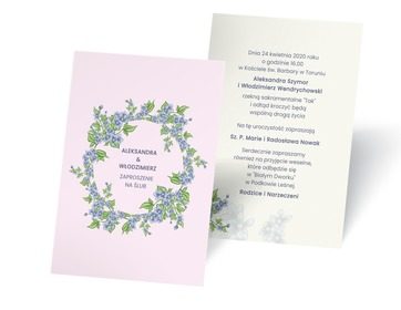 Kwiatowy optymizm, Ślub - Zaproszenia | Prinvit