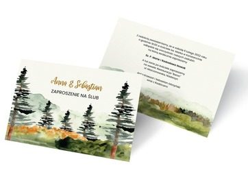 Uroczystość w otoczeniu natury, Ślub - Zaproszenia | Prinvit