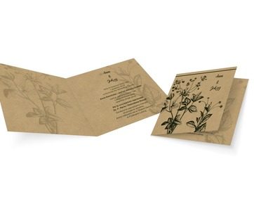 Z zielnika wycięte, Ślub - Zaproszenia | Prinvit