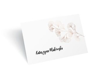 Kwiatowy minimalizm, Ślub - Winietki | Prinvit