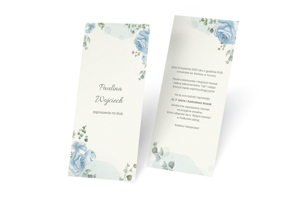 W pastelowej oprawie, Ślub - Zaproszenia | Prinvit