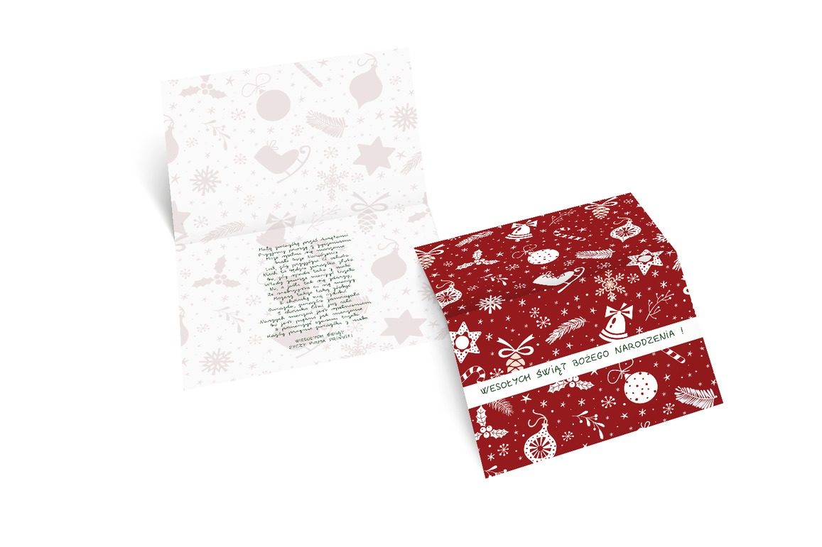 Prosta, świąteczna symbolika, Biznes - Kartki pocztowe | Prinvit